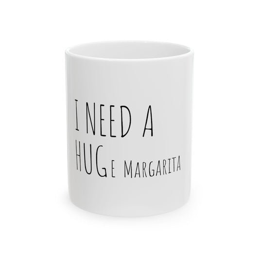 Funny Margarita Drinking Humor Gift Graphic Novelty Ceramic Coffee Mug