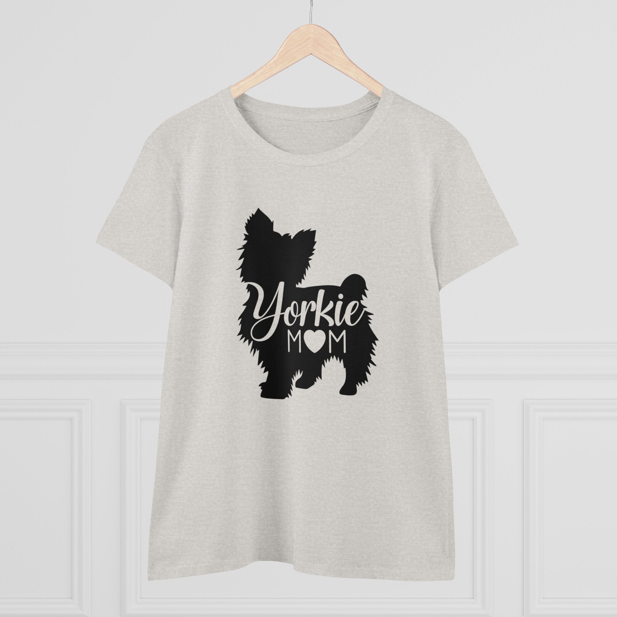 Women's Yorkie Mom Dog Puppy Yorkshire Terrier Lover Tee