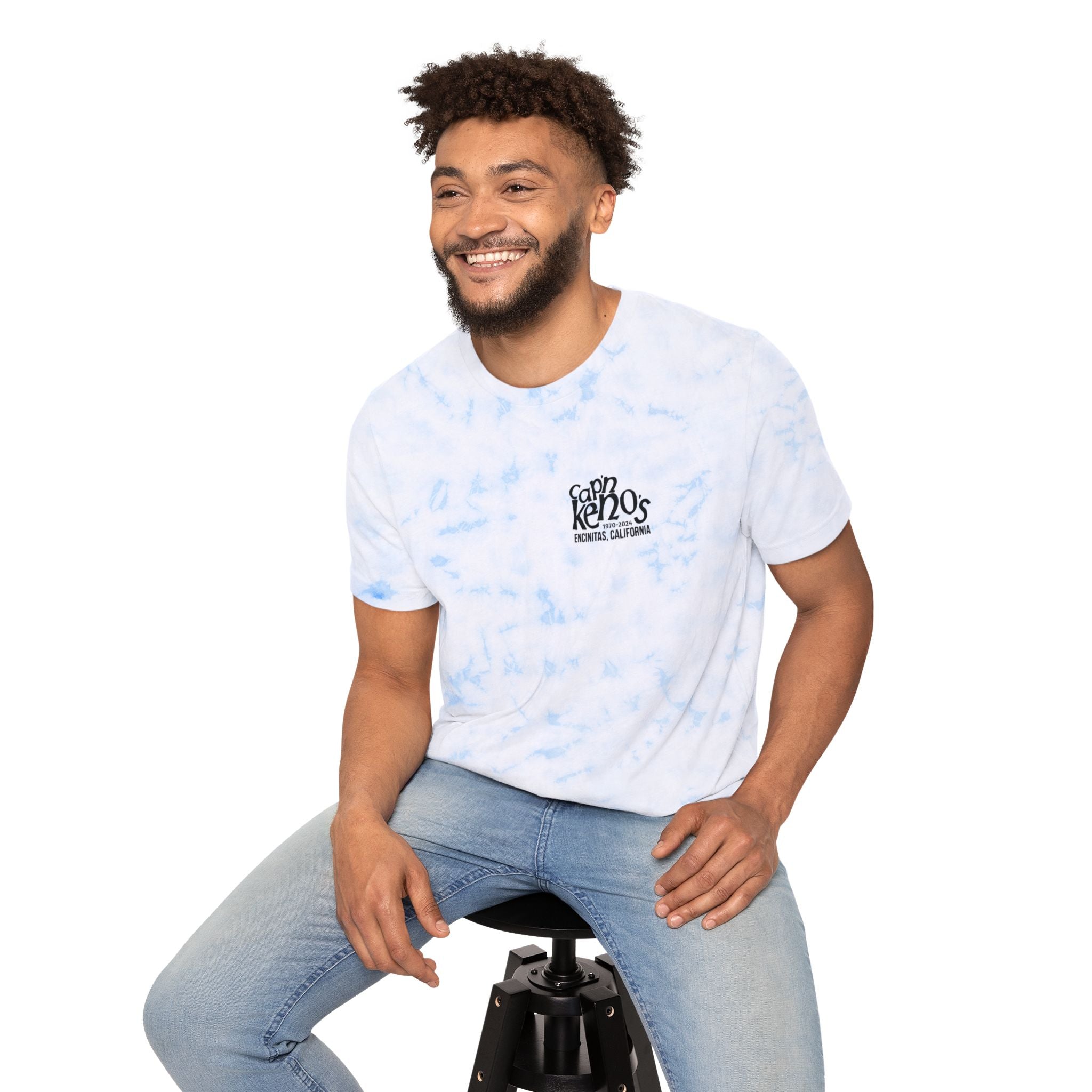 Cap'n Kenos Unisex Tie-Dyed T-Shirt