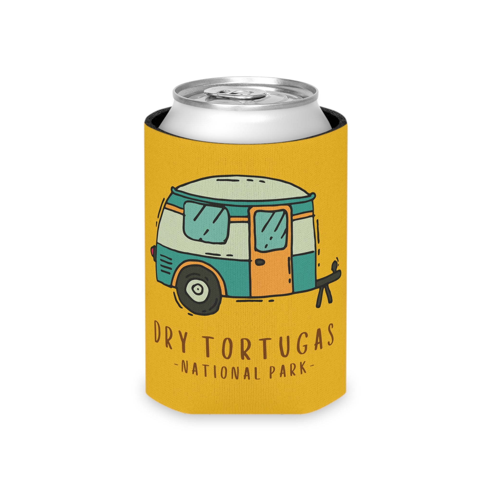 Dry Tortugas National Park Souvenir Beer Soda Can Cooler Koozie