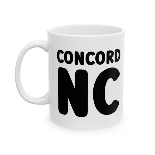 Concord North Carolina NC State Ceramic Coffee Mug