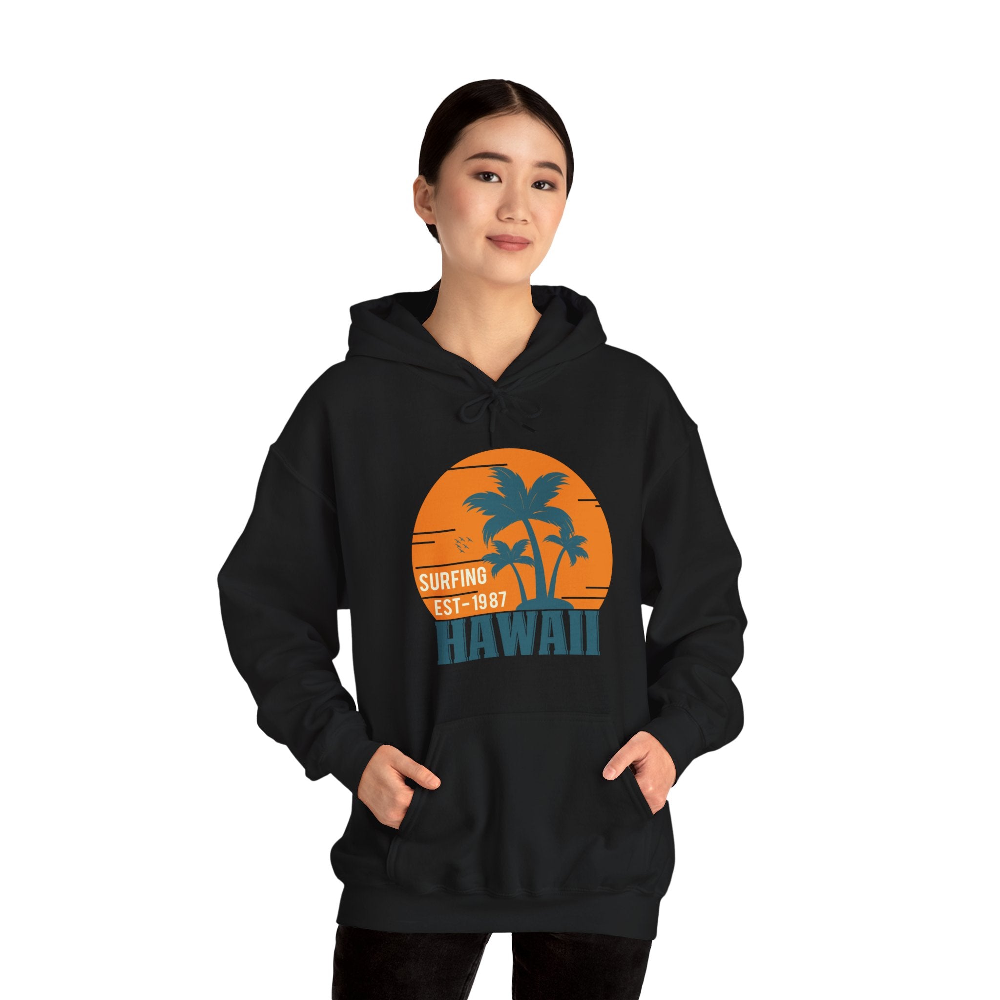 Hawaii Surfing Souvenir Gift Unisex Hoodie