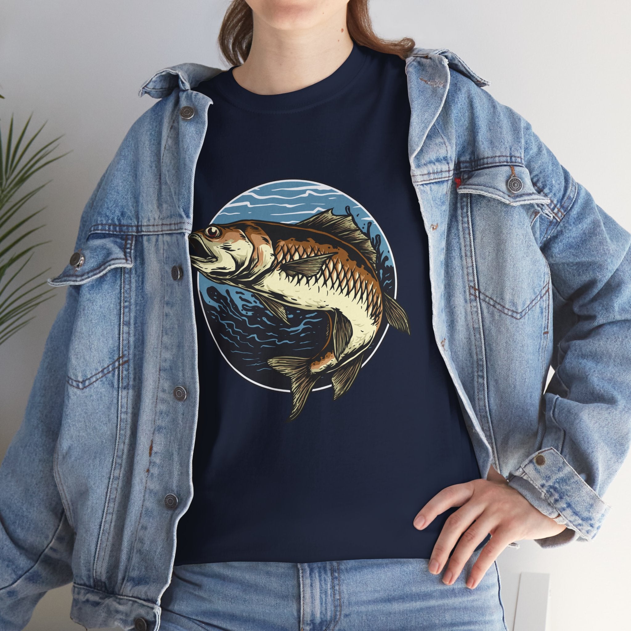 Fisherman Fishing Boat Unisex Graphic Novelty T-Shirt