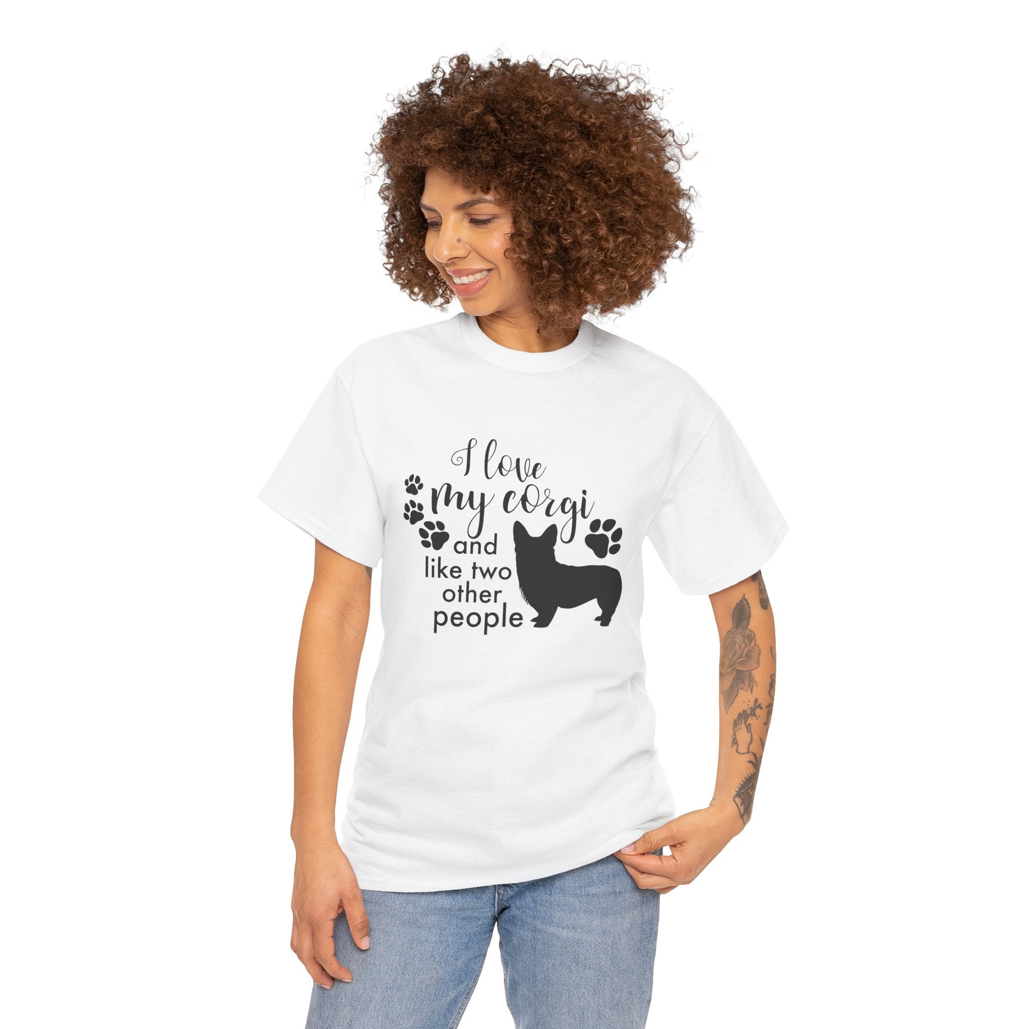 Funny Corgi Dog Lover Gift Unisex Graphic Novelty Tee