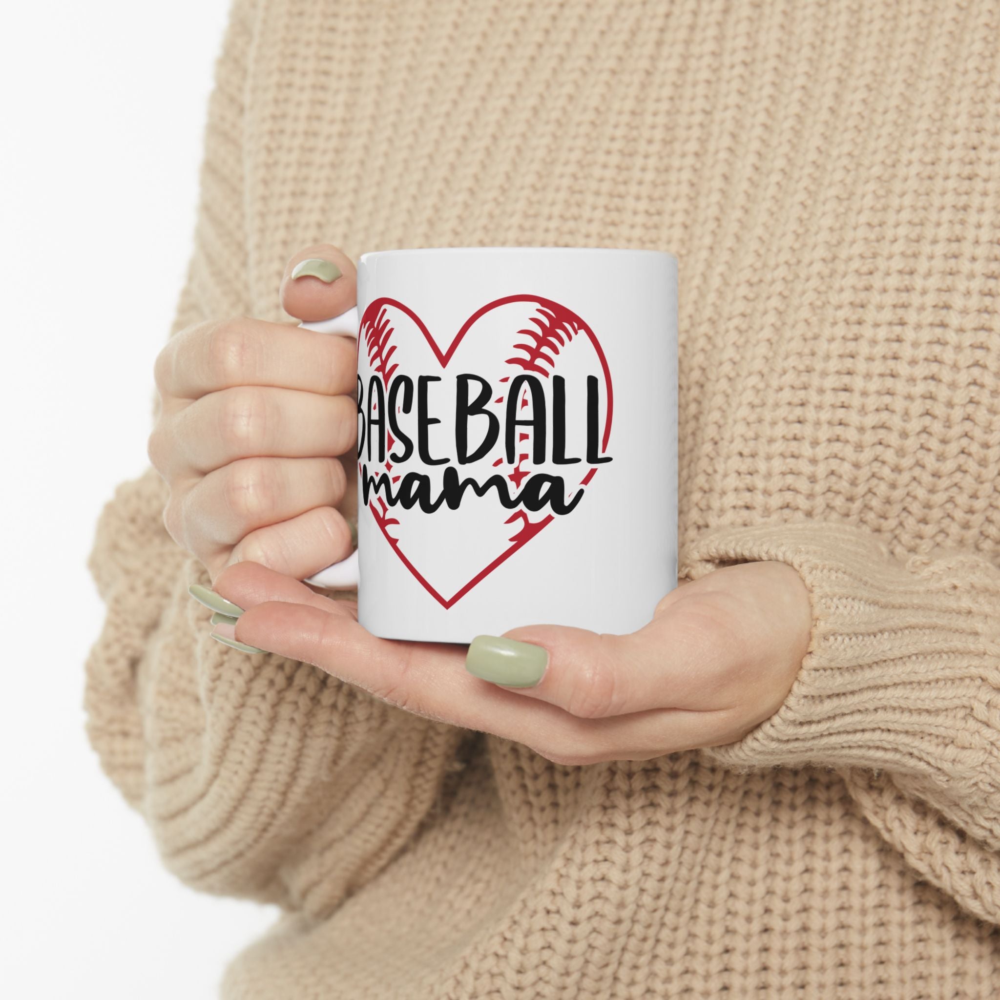 Baseball Mama Mom Sport Ceramic Coffee Mug