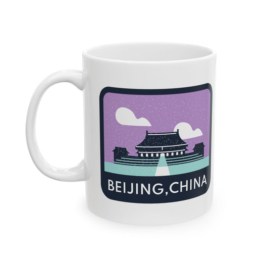 Beijing China Souvenir Travel Gift Ceramic Coffee Mug