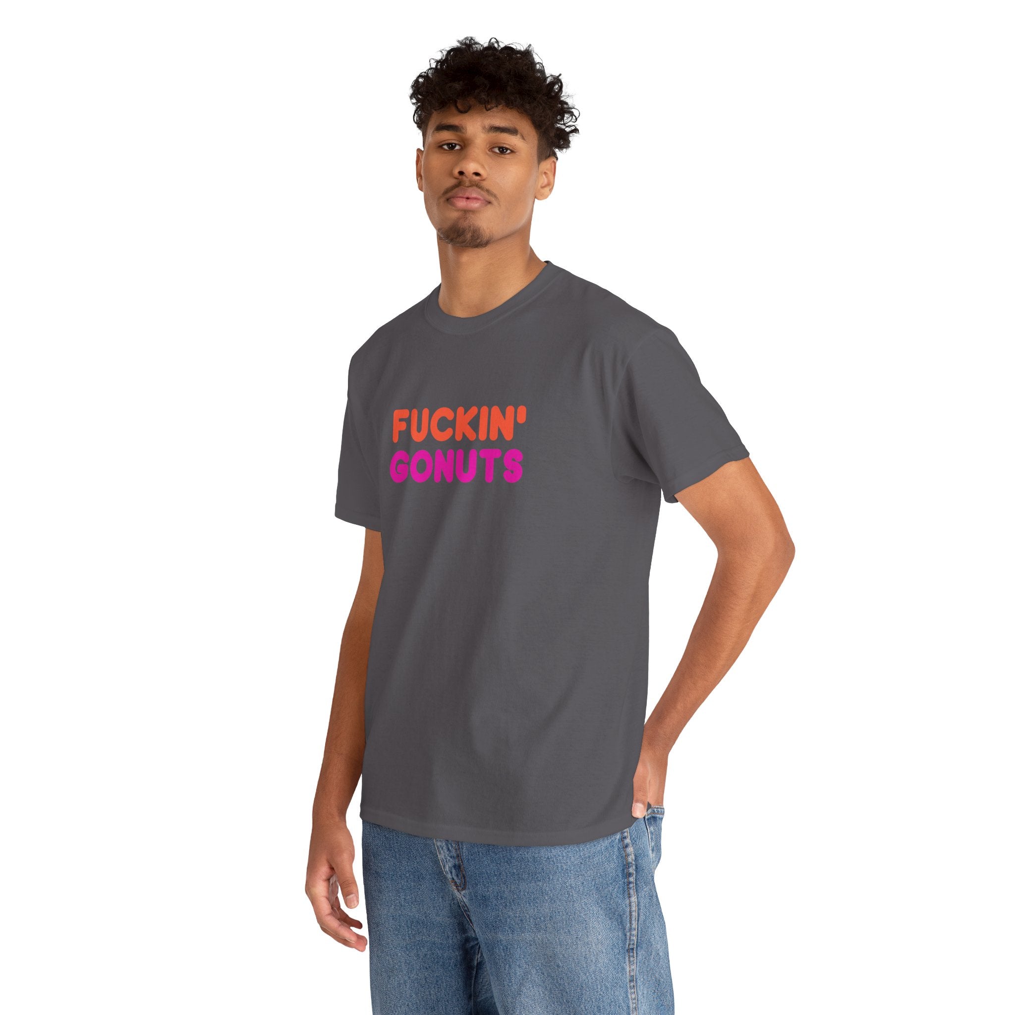 Funny Fuckin' Gonuts Dunkin Meme Novelty Graphic Tee