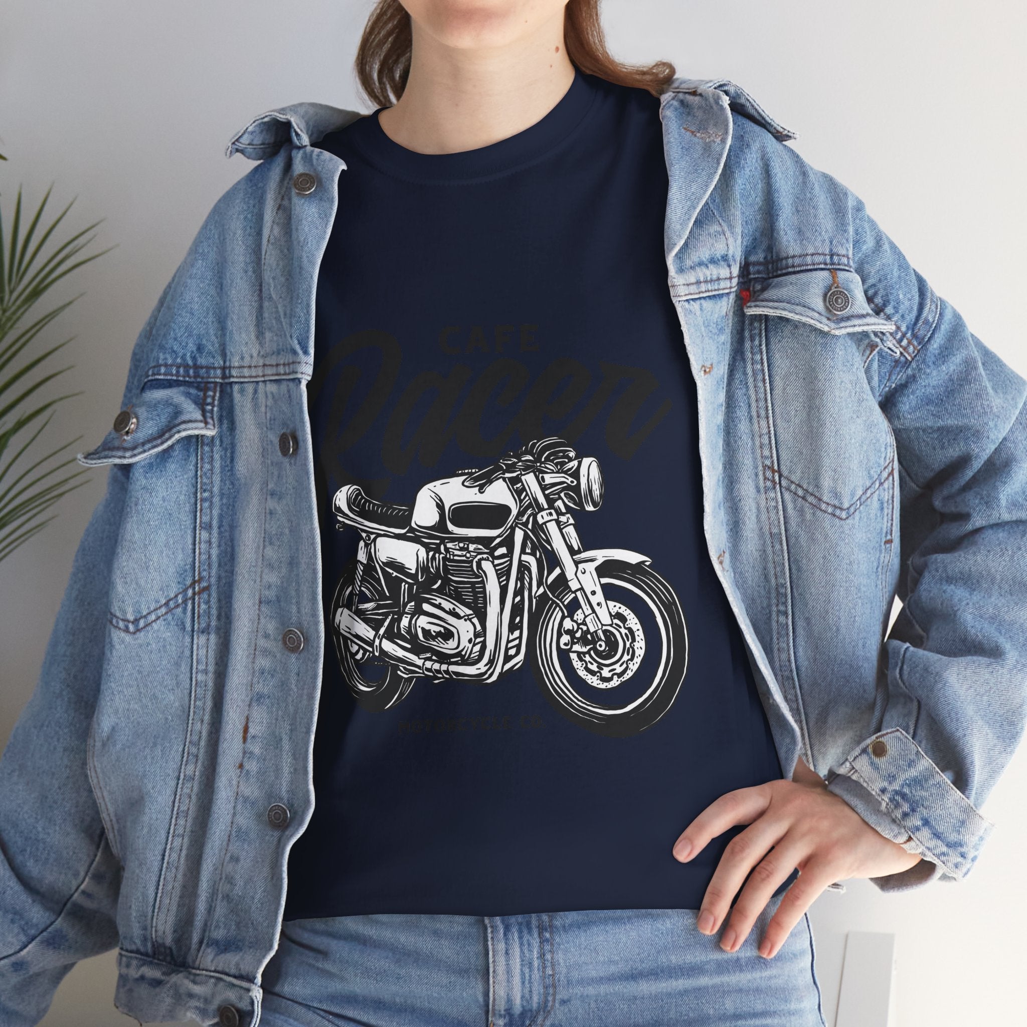 Cafe Racer Motorcycle Unisex Graphic Novelty T-Shirt