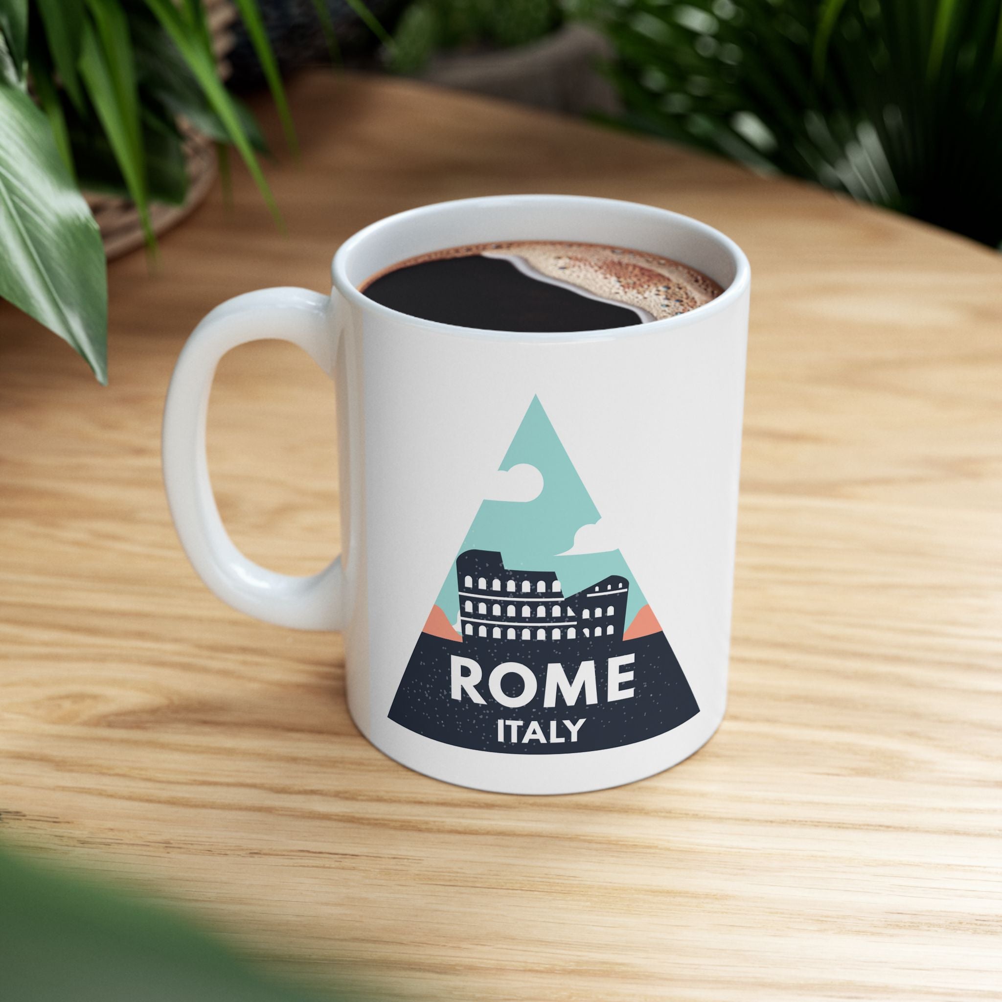 Italy Rome Souvenir Travel Gift Ceramic Coffee Mug