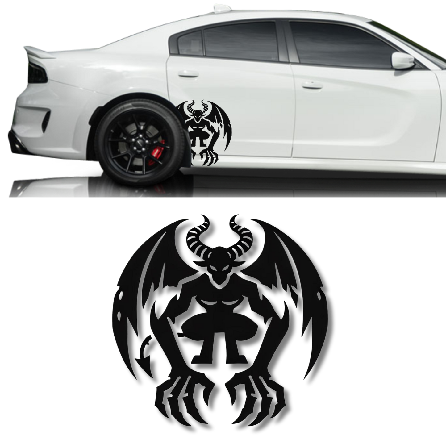 Demon Decal Fits Dodge Charger Challenger