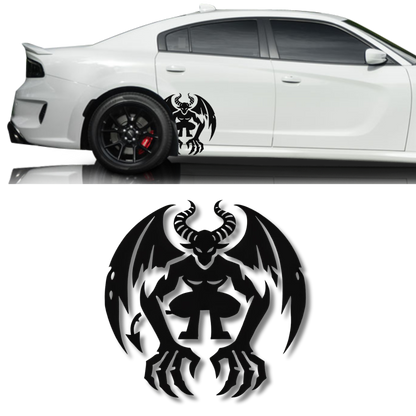 Demon Decal Fits Dodge Charger Challenger