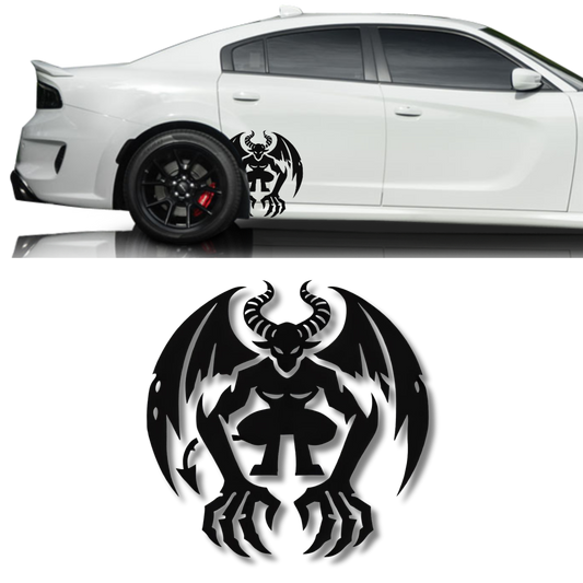 Demon Decal Fits Dodge Charger Challenger