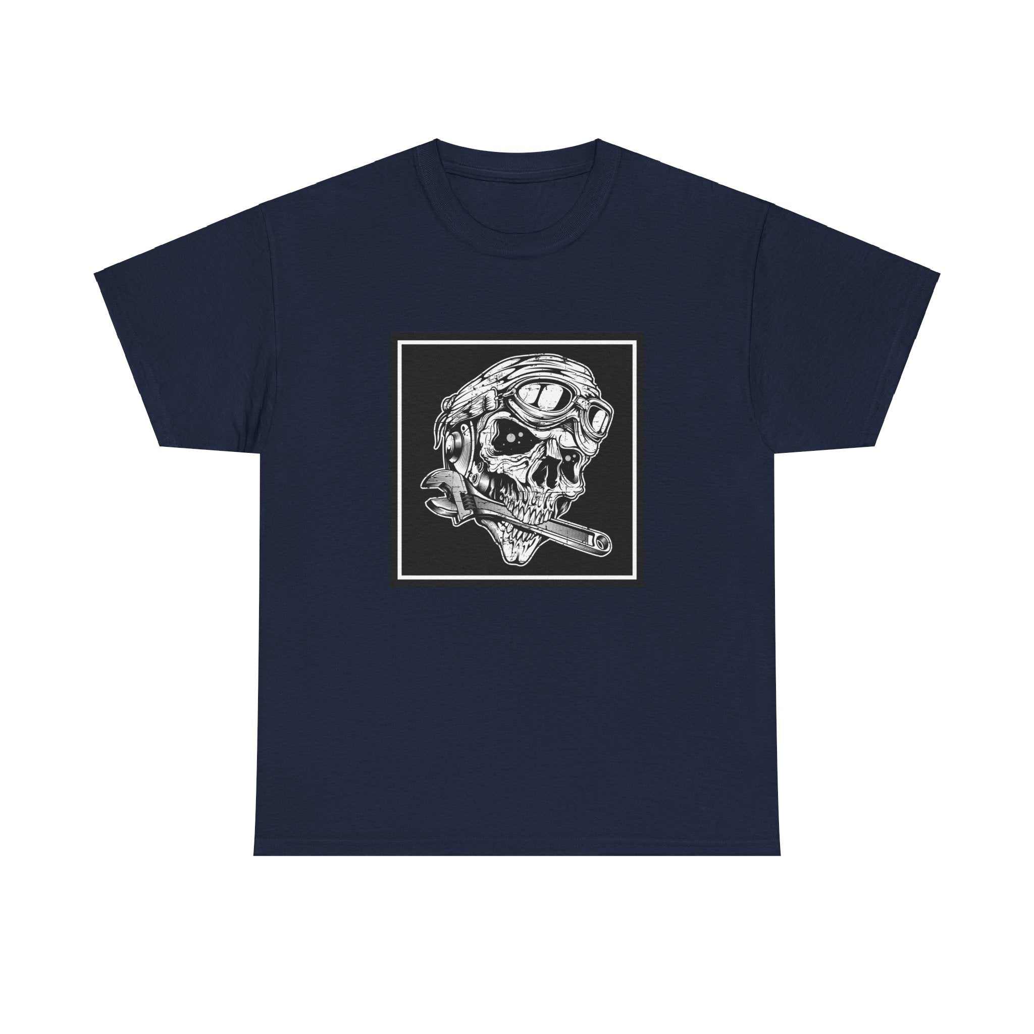 Skull Mechanic Wrench Tool Unisex T-Shirt