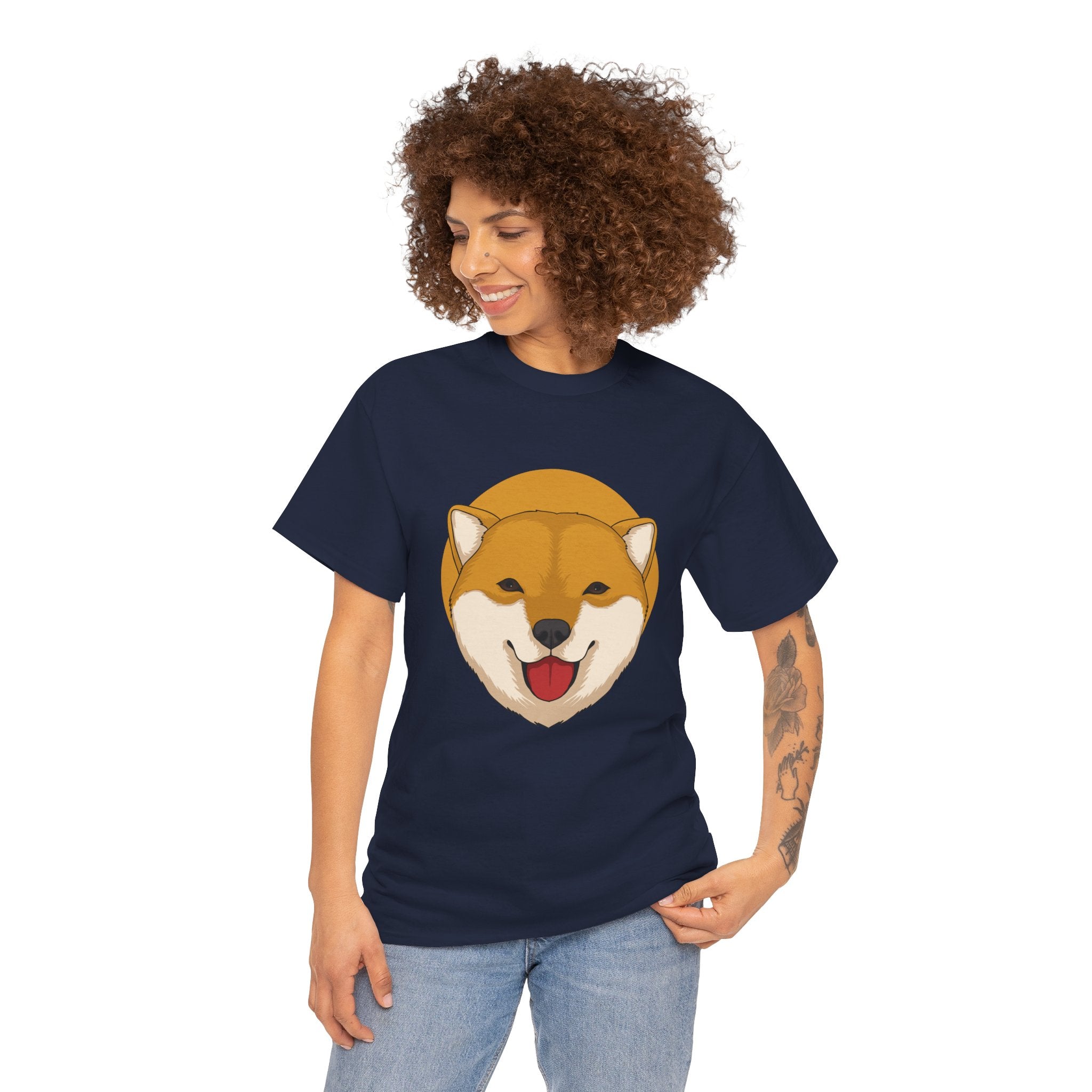 Copy of Copy of Copy of Doge Dog Head Meme Unisex T-Shirt