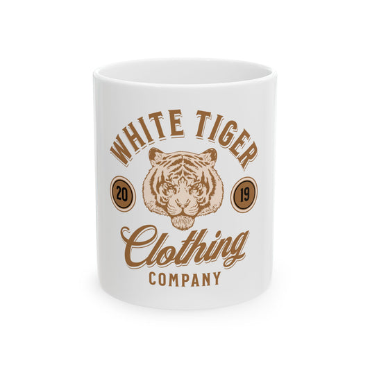 Vintage Distressed Tiger Graphic Novelty Ceramic Coffee Mug