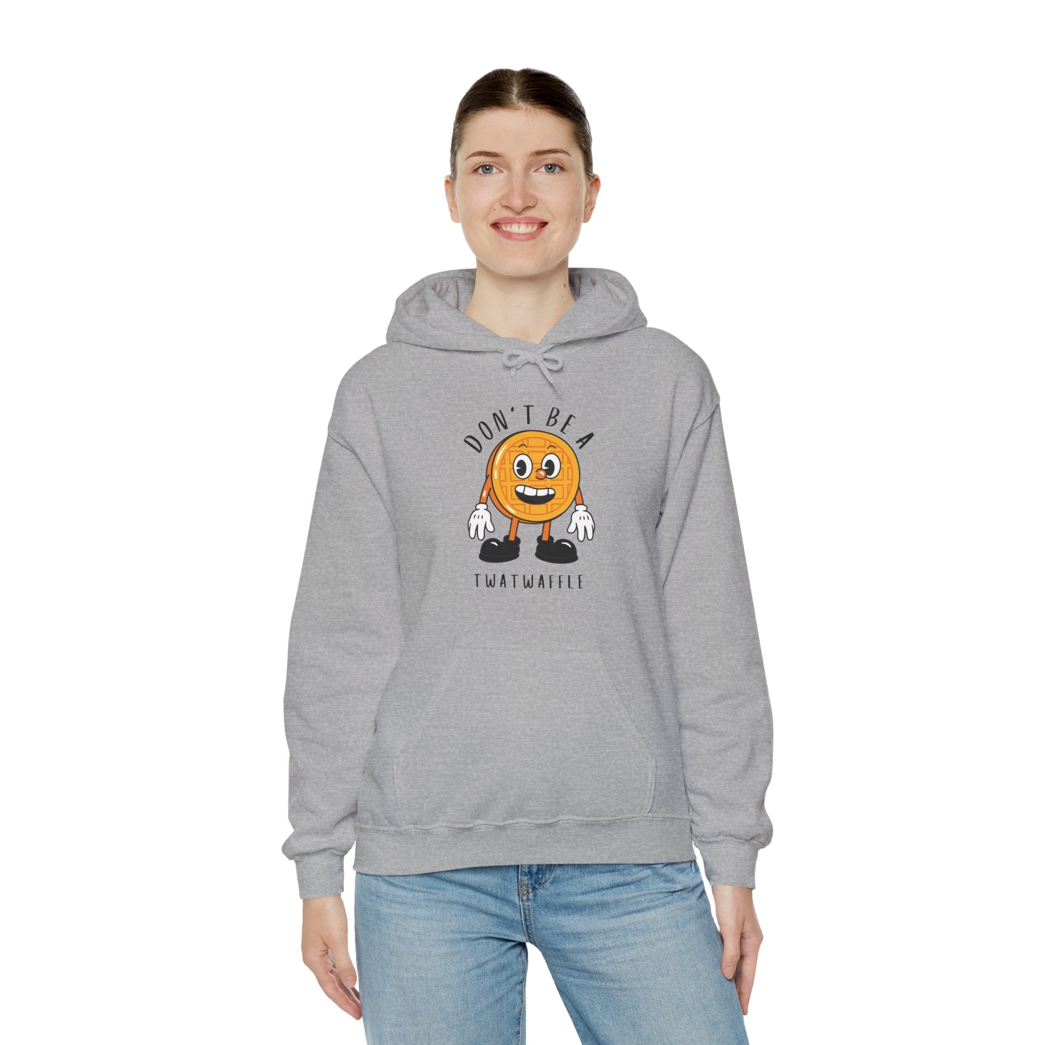 Funny Don't Be A Twatwaffle Waffle Unisex Graphic Novelty Hoodie