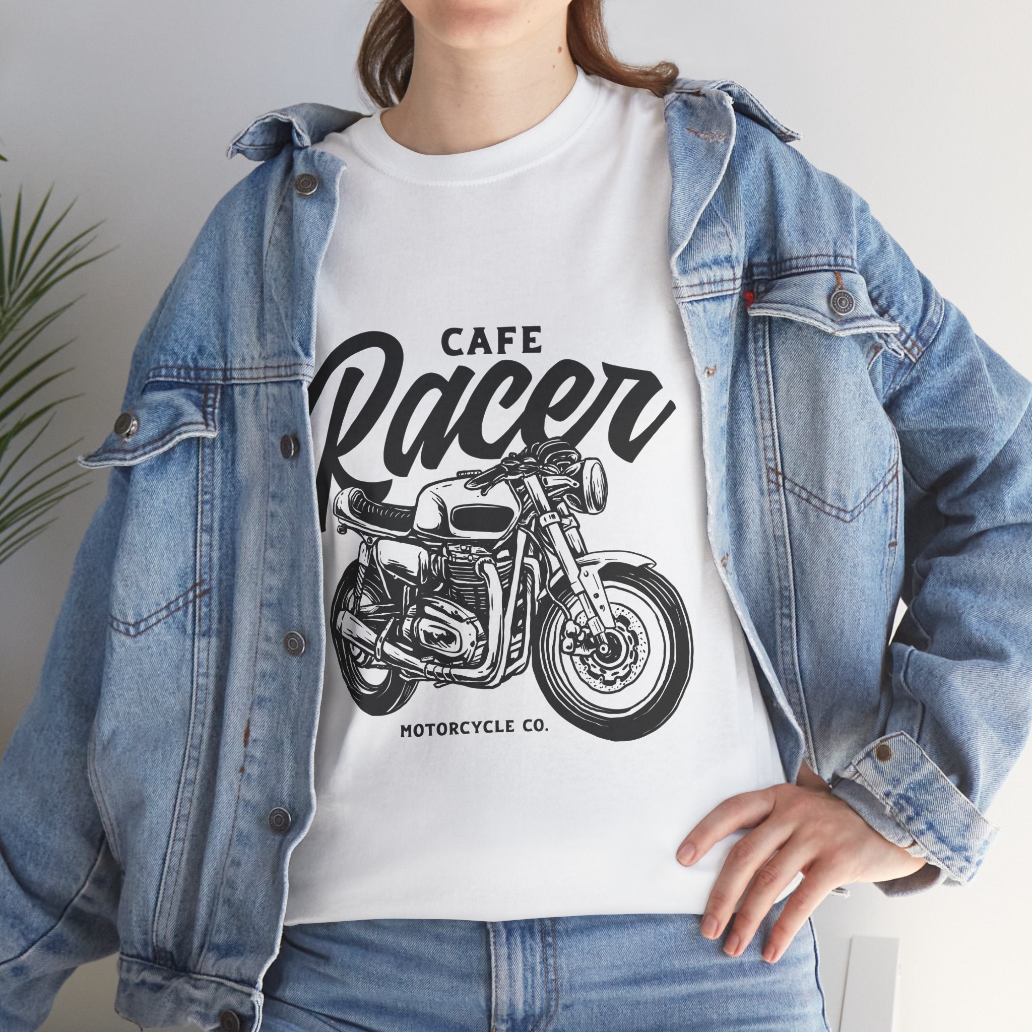 Cafe Racer Motorcycle Unisex Graphic Novelty T-Shirt