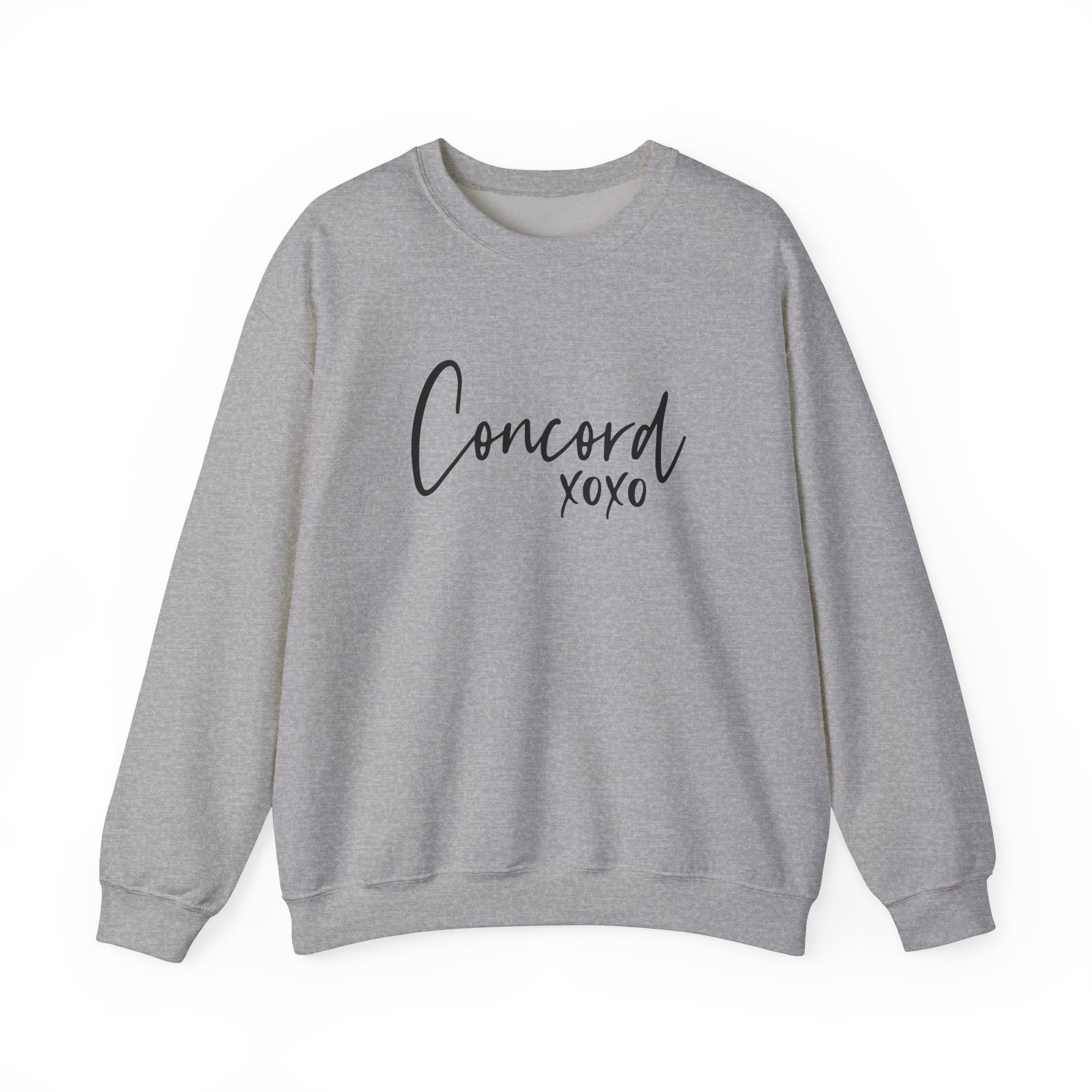 Concord North Carolina NC State Cursive Crewneck Sweatshirt