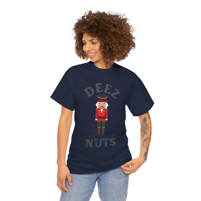 Funny Christmas Shirt Deez Nuts Nutcracker Men's Women's Humor T-Shirt