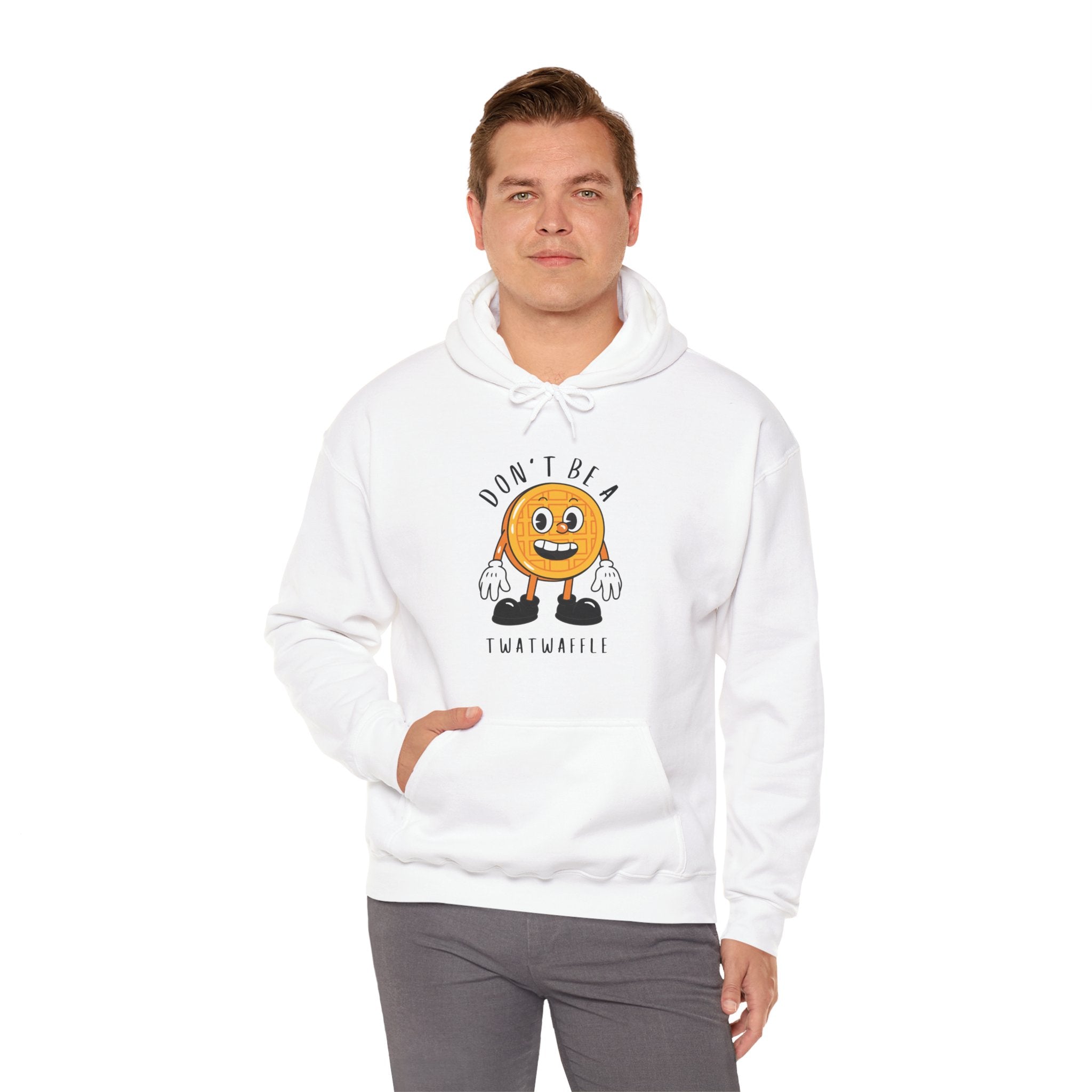 Funny Don't Be A Twatwaffle Waffle Unisex Graphic Novelty Hoodie