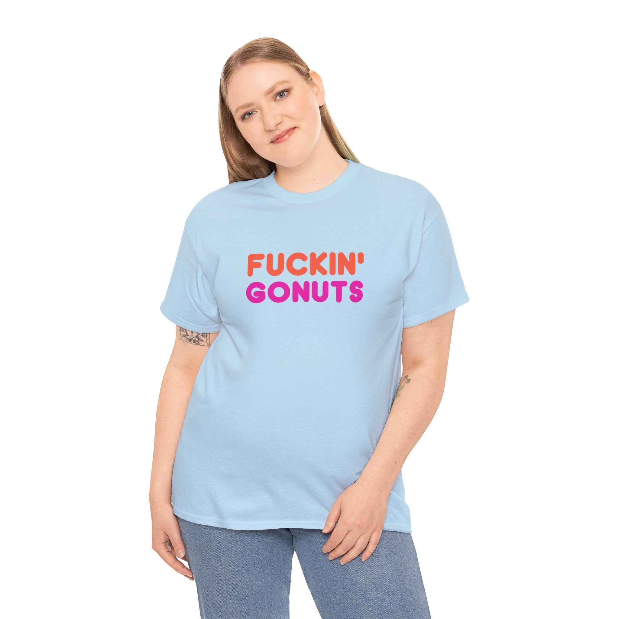 Funny Fuckin' Gonuts Dunkin Meme Novelty Graphic Tee