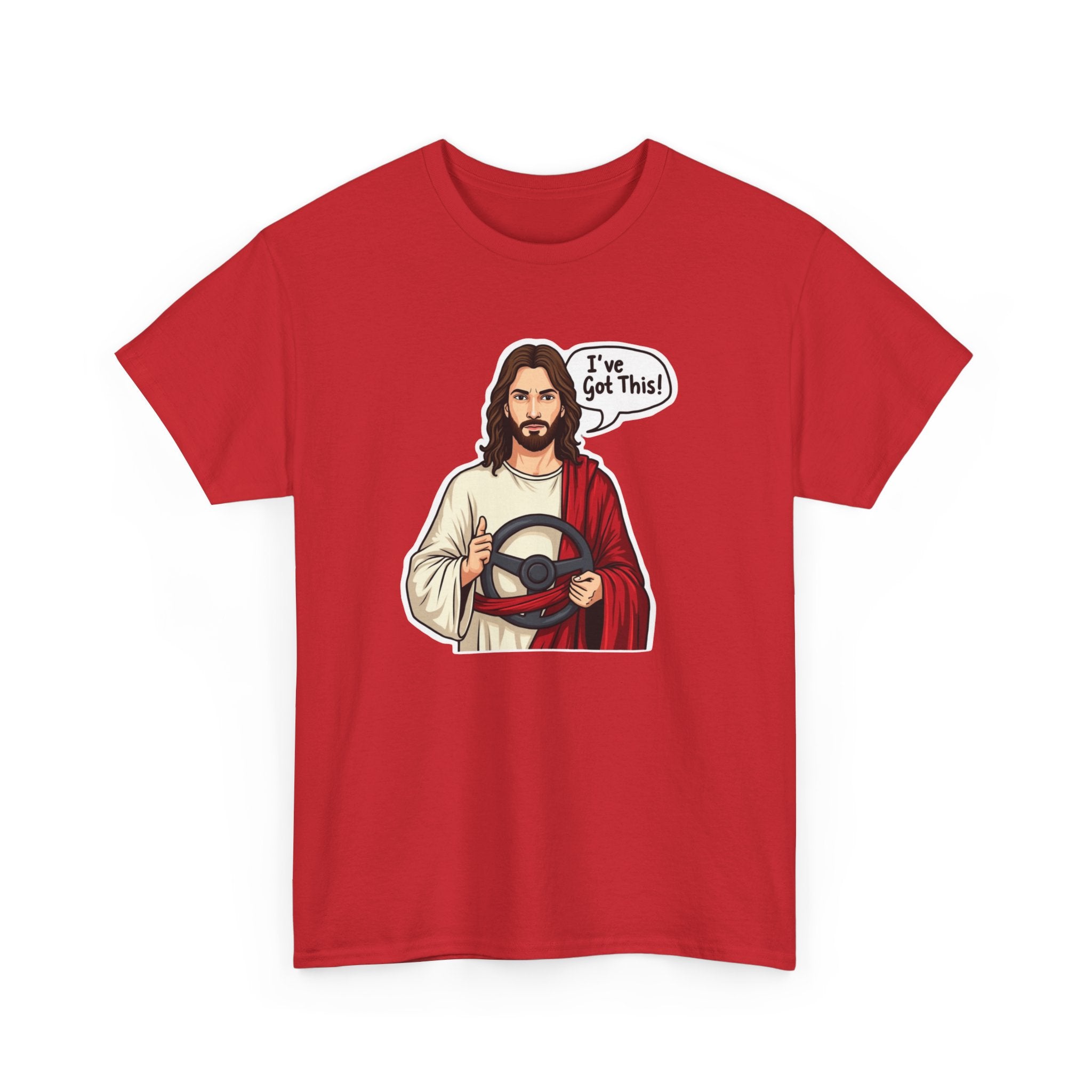 Funny Jesus JDM Car Unisex Tee, Sarcastic Graphic T-Shirt