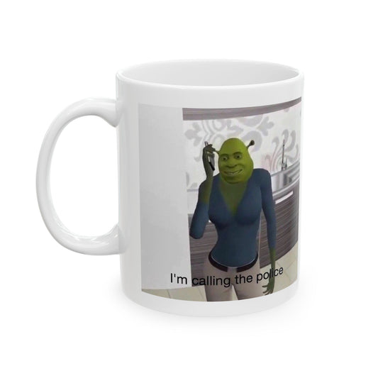 Funny Shrek Meme Coffee Ceramic Mug