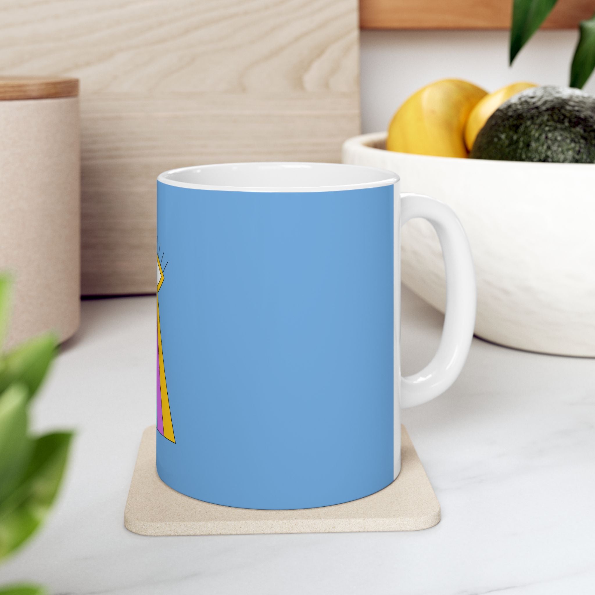 Cute Retro Eye Bohemian Boho Ceramic Coffee Mug