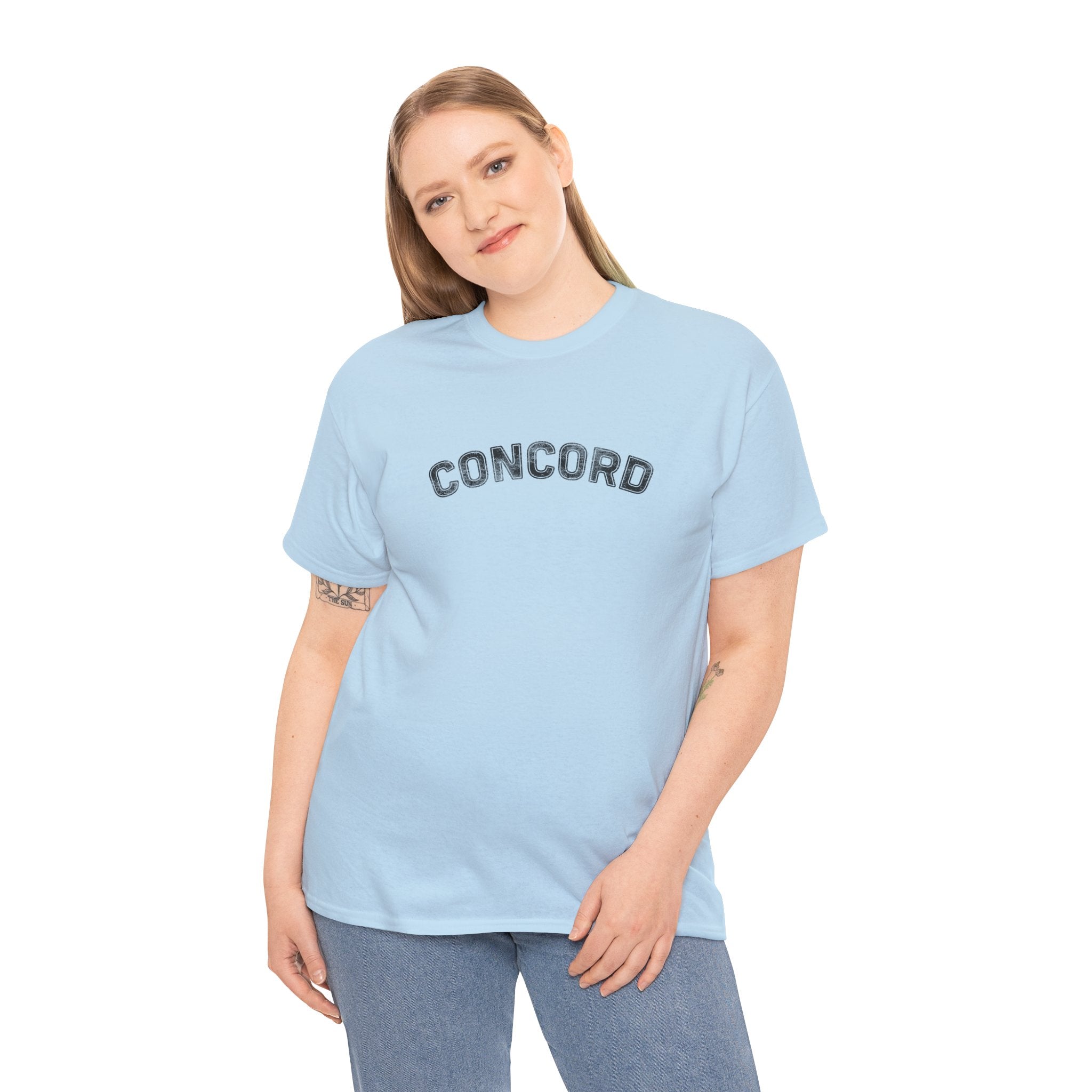 Concord North Carolina NC Curved Unisex T-Shirt