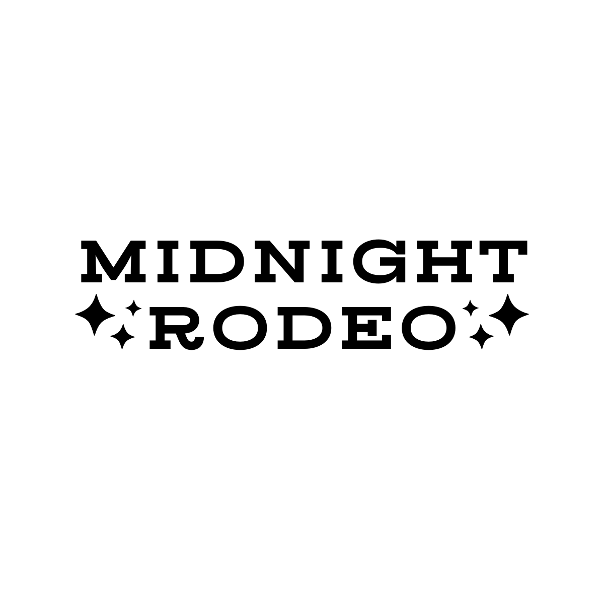 3" Midnight Rodeo Sticker - 3 Pack