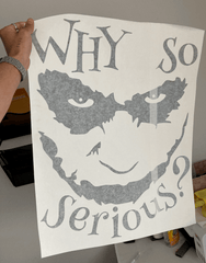 12" Why So Serious Vinyl Decal sticker