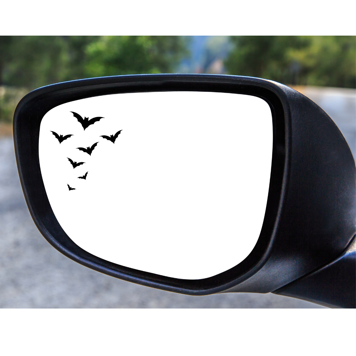 Rearview Mirror Halloween Bat Decal Car Window Bumper Vinyl Sticker 1.