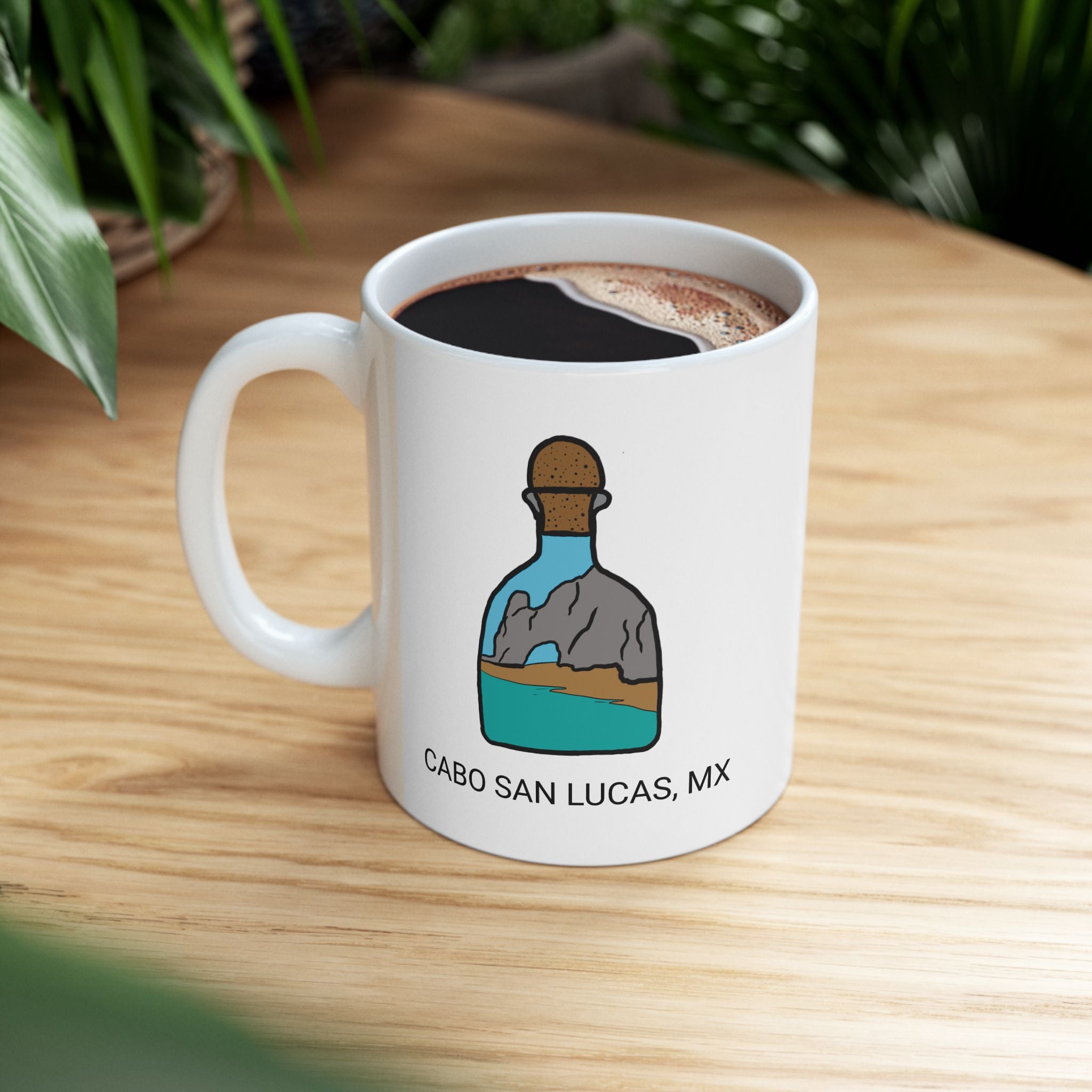 Cabo San Lucas Mexico MX Tequila Souvenir Travel Gift Ceramic Coffee Mug