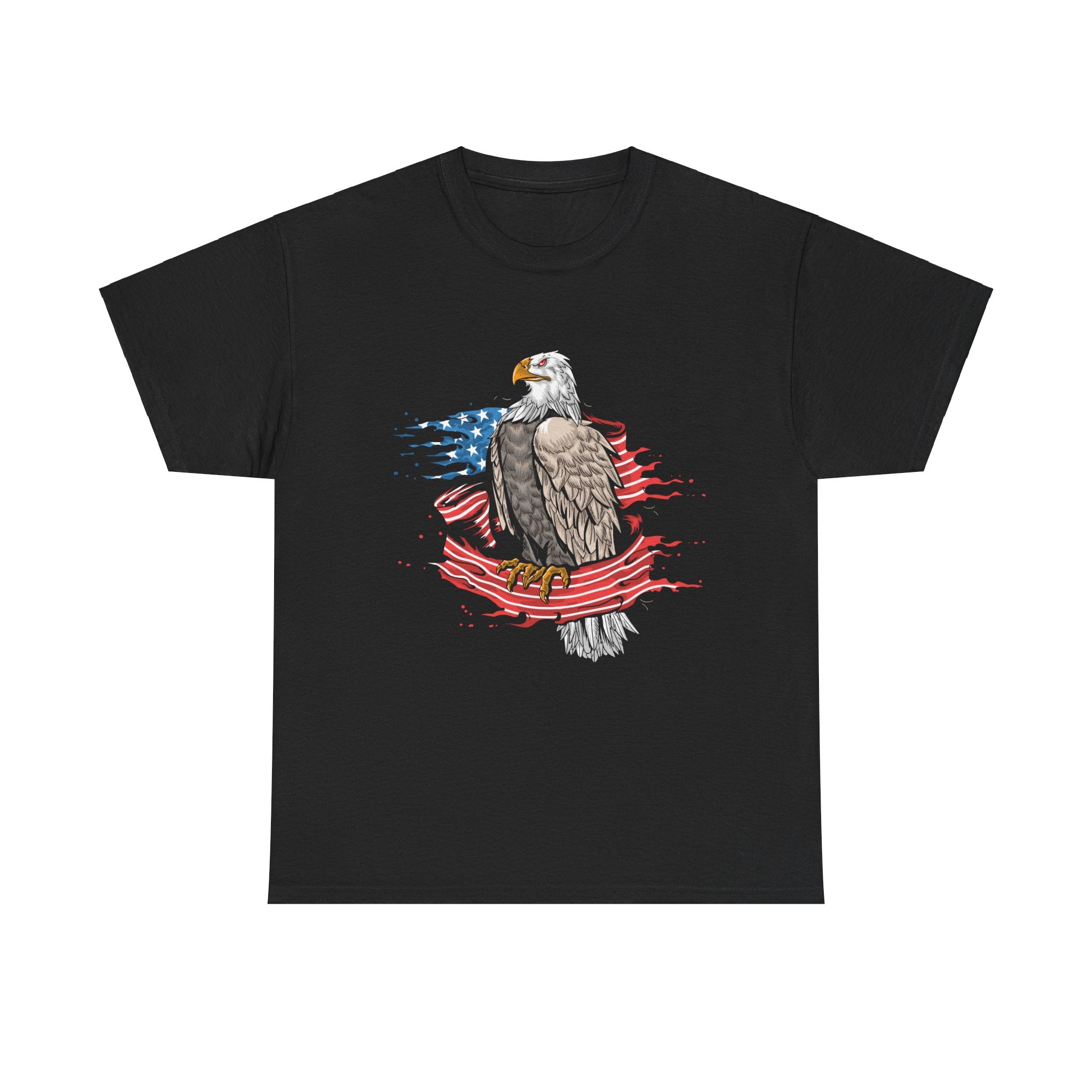 Patriotic Eagle USA American Flag FJB Veteran Mens T-Shirt