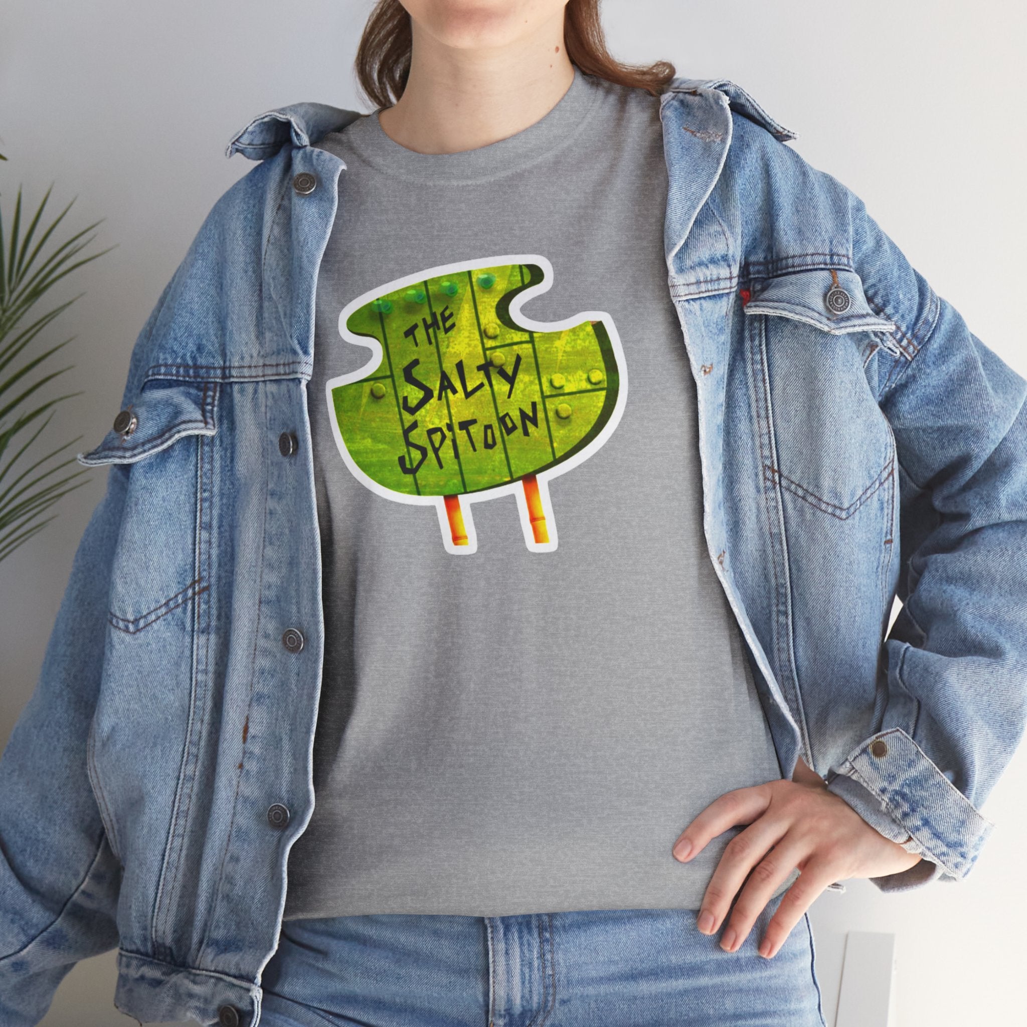 The Salty Spitoon Funny cartoon Meme Graphic Novelty Gift Unisex T-Shirt