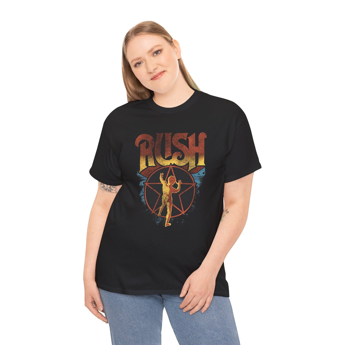 Rush Band 2112 Logo Vintage Distressed Album Women's Men's Unisex T-Shirt Tee