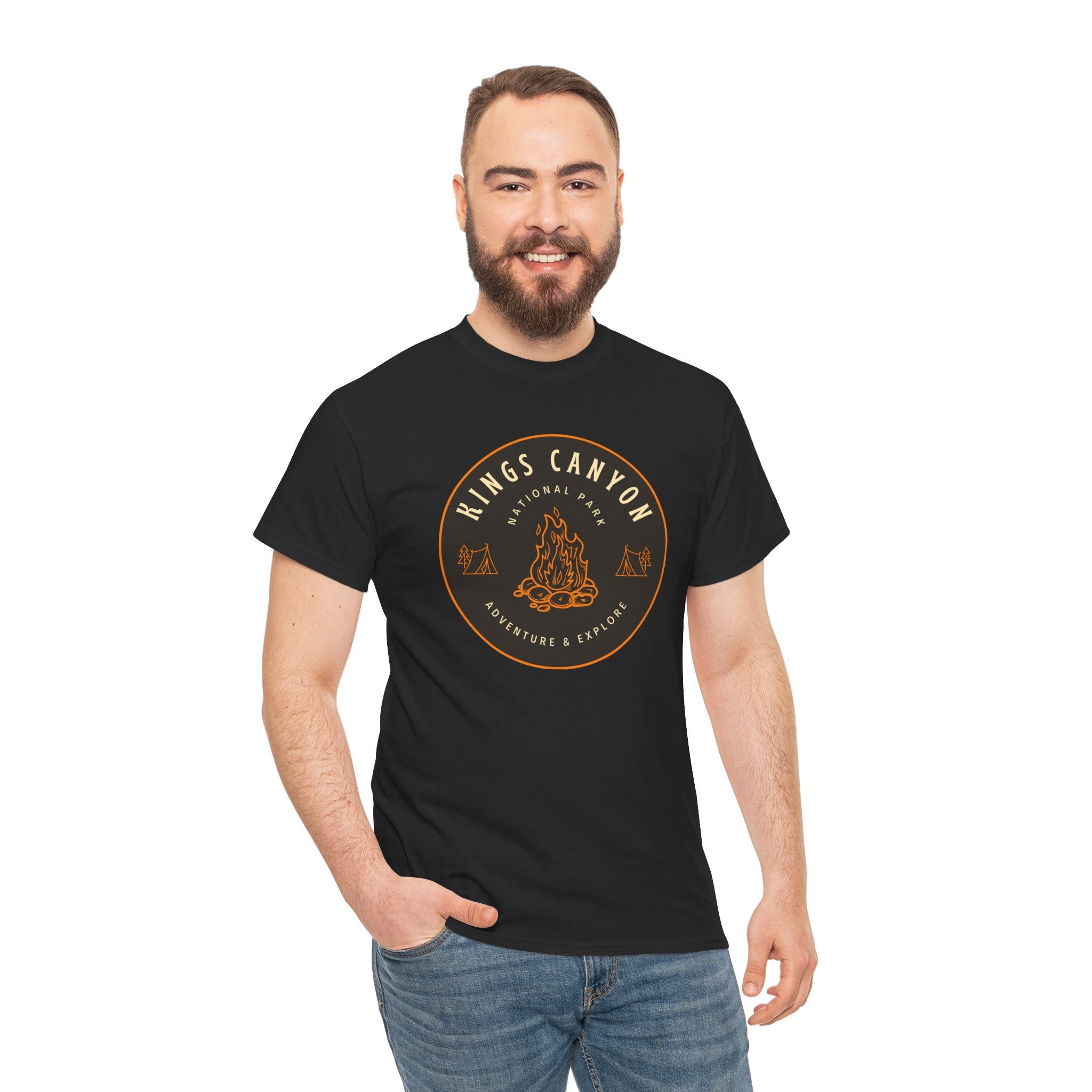 Kings Canyon Travel Camping Souvenir Unisex Graphic Novelty T-Shirt