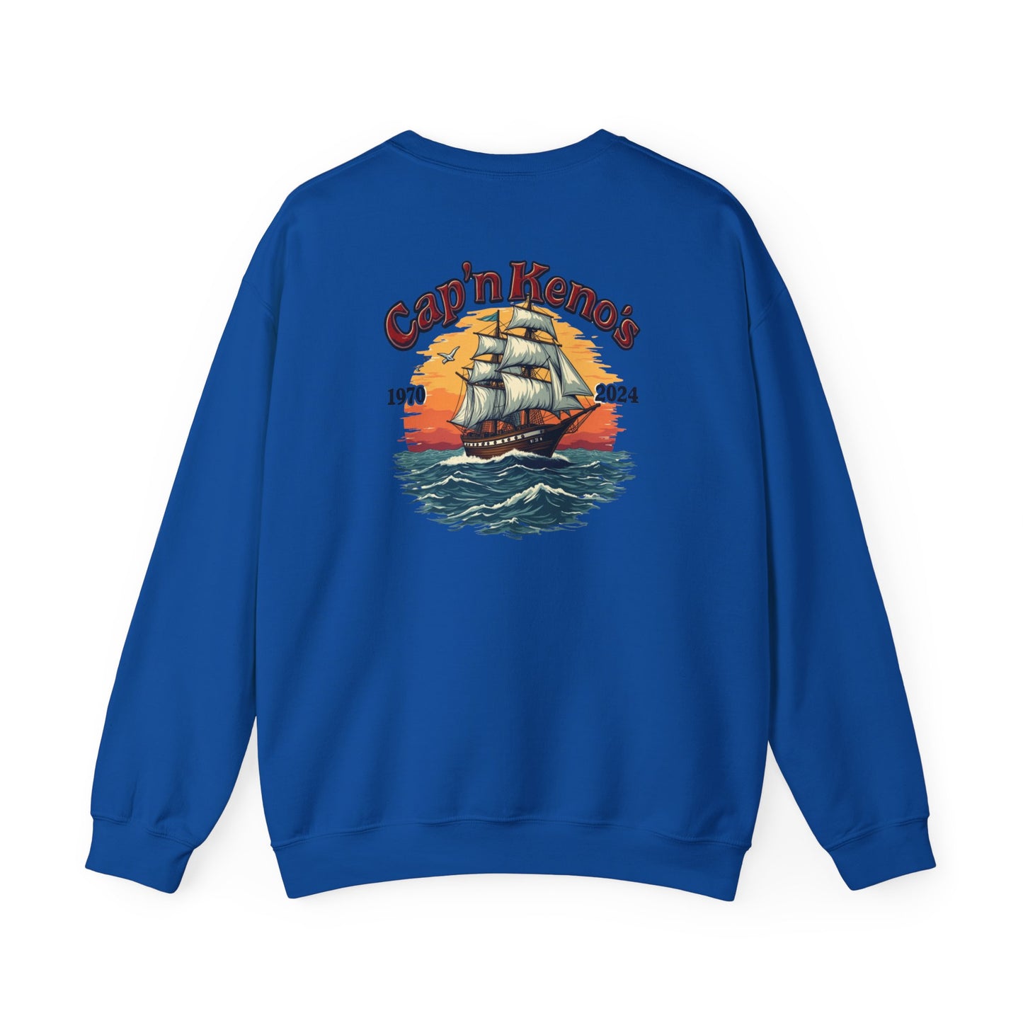 Cap'n Kenos Encinitas California Tribute Sailor Graphic Unisex Sweatshirt