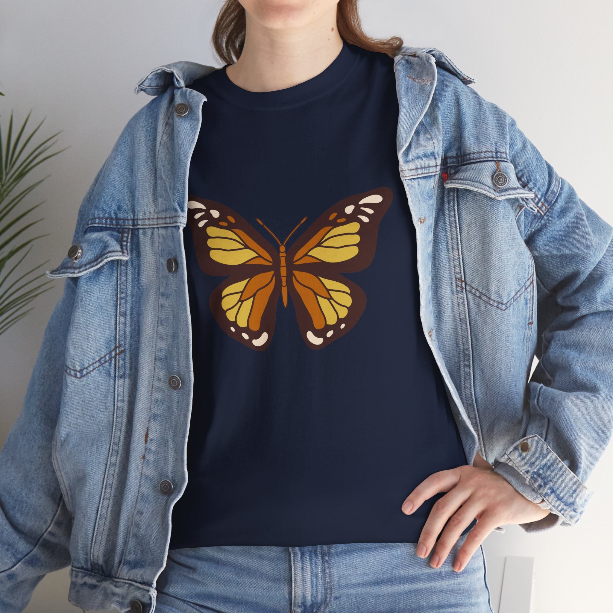 Cute Boho Retro Butterfly Unisex Graphic Novelty Shirt Tee