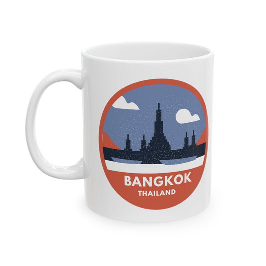 Bangkok Thailand Souvenir Travel Gift Ceramic Coffee Mug