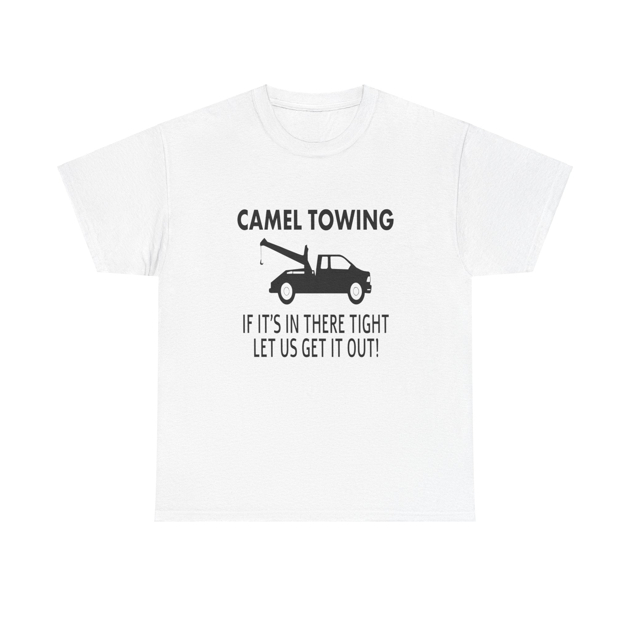 Funny Camel Towing Adult Humor Unisex Graphic Novelty T-Shirt