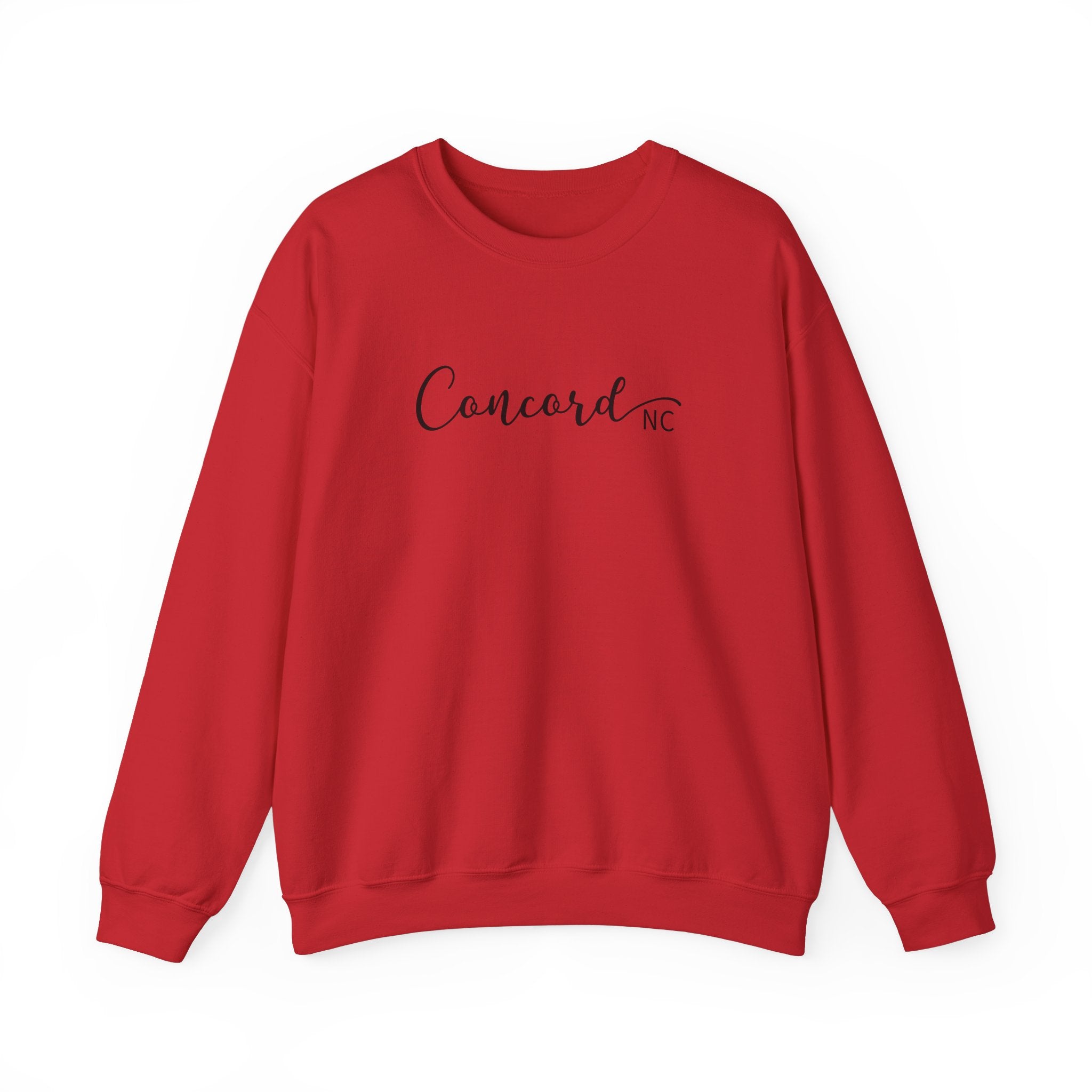 Concord North Carolina NC State Cursive Crewneck Sweatshirt