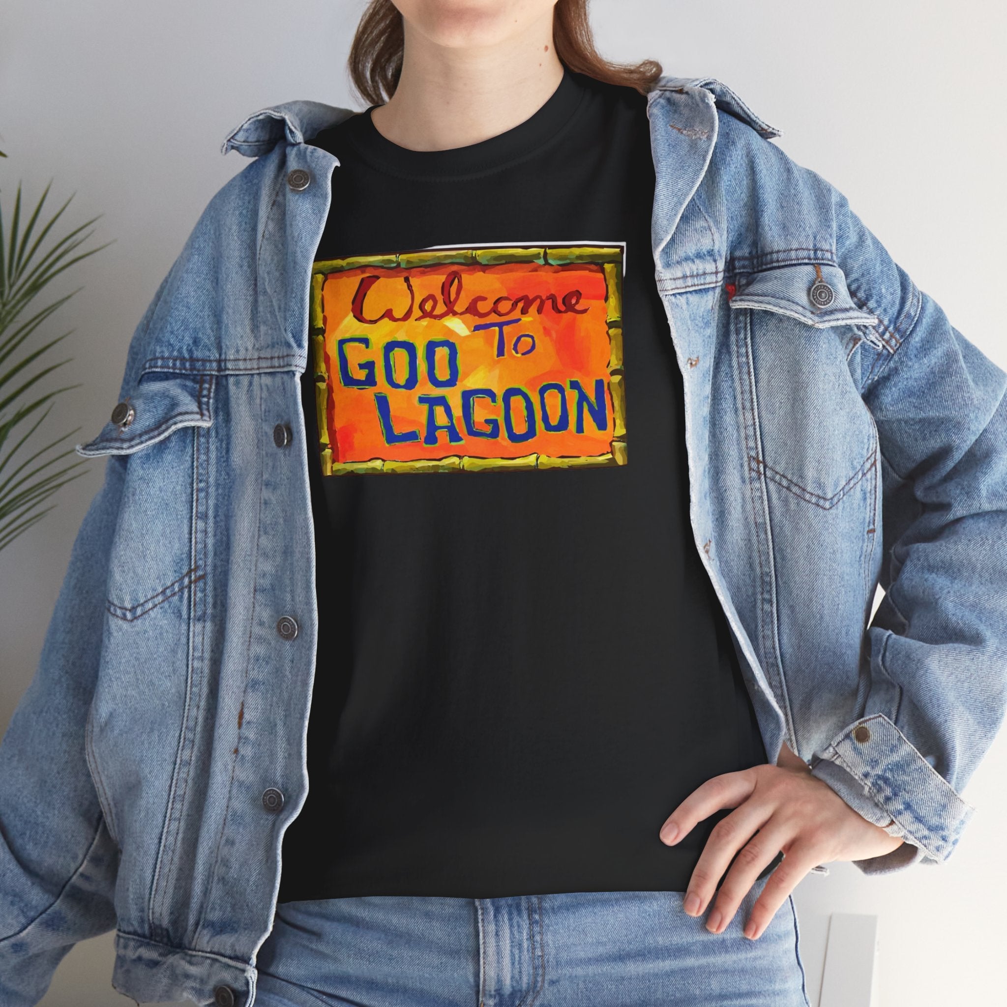 The Goo Lagoon Funny Cartoon Meme Graphic Novelty Gift Unisex T-Shirt