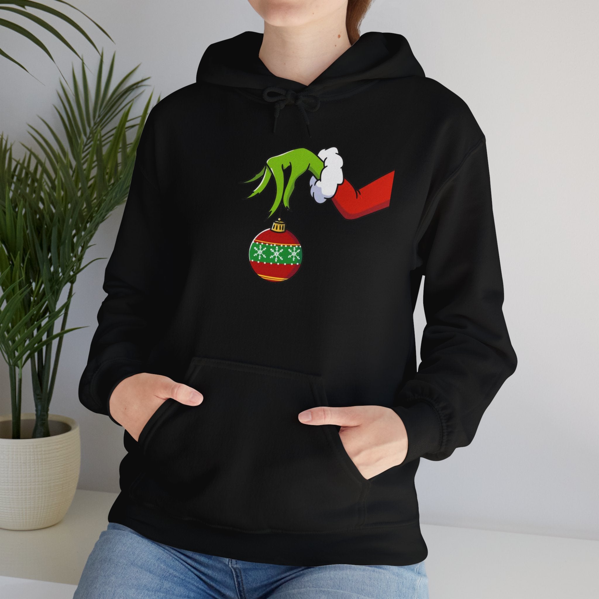 Grinch Ornament Christmas Movie Unisex Hoodie