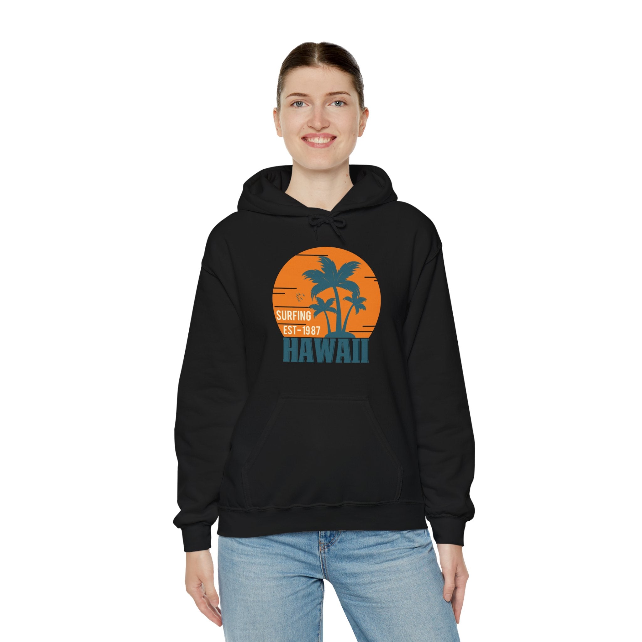 Hawaii Surfing Souvenir Gift Unisex Hoodie