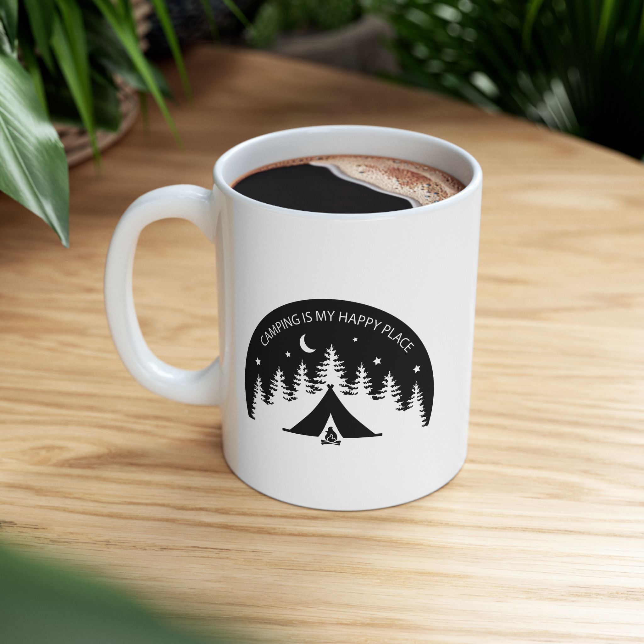 Camping Outdoors Hiking Novelty Funny Coffee Ceramic Gift Mug