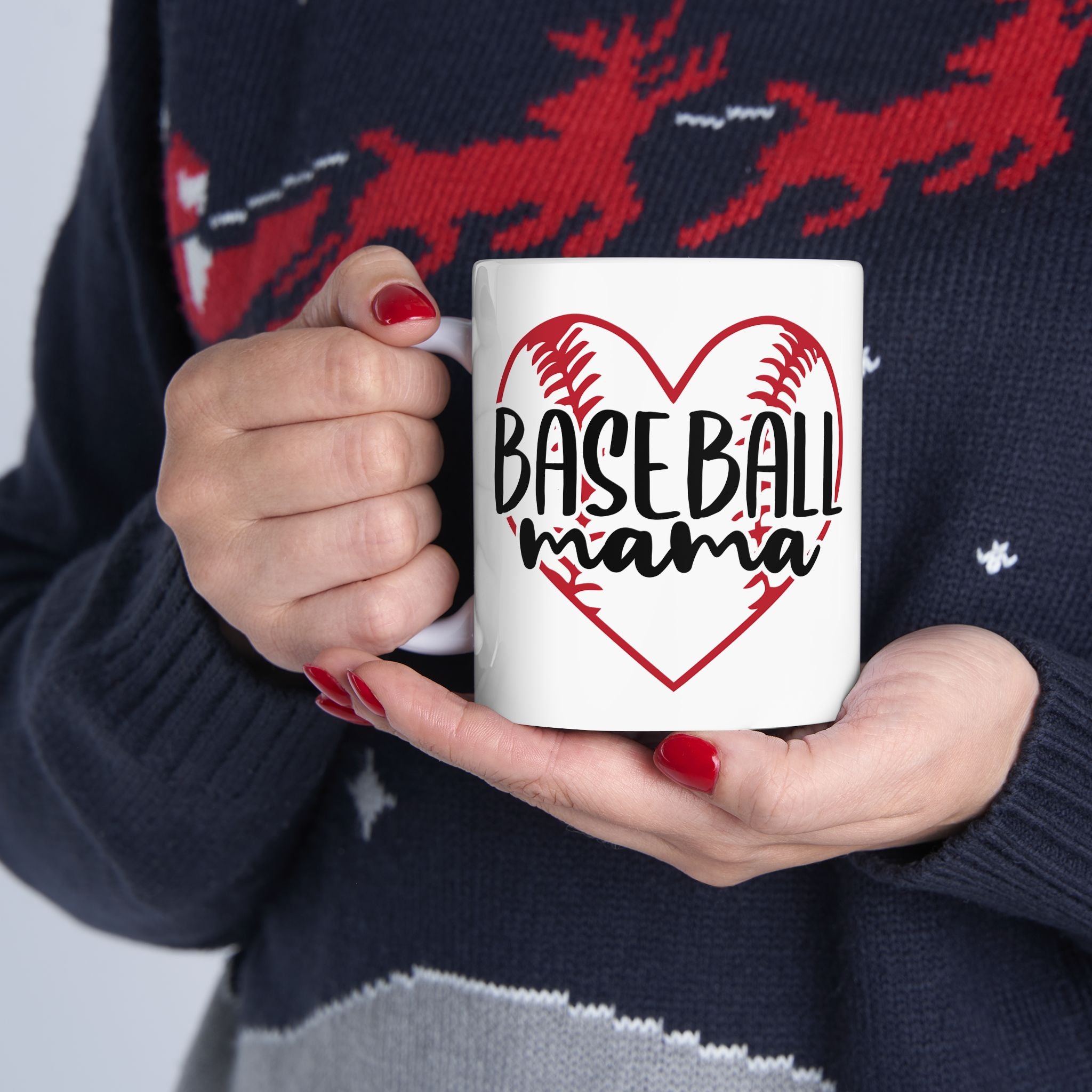 Baseball Mama Mom Sport Ceramic Coffee Mug