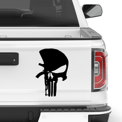 Punisher Skull AK47 Gun Vinyl Decal Sticker