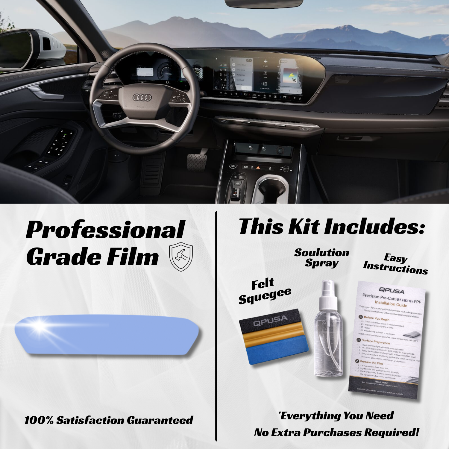 Audi A6 (2026+) Infotainment Screen Protector - PPF Film