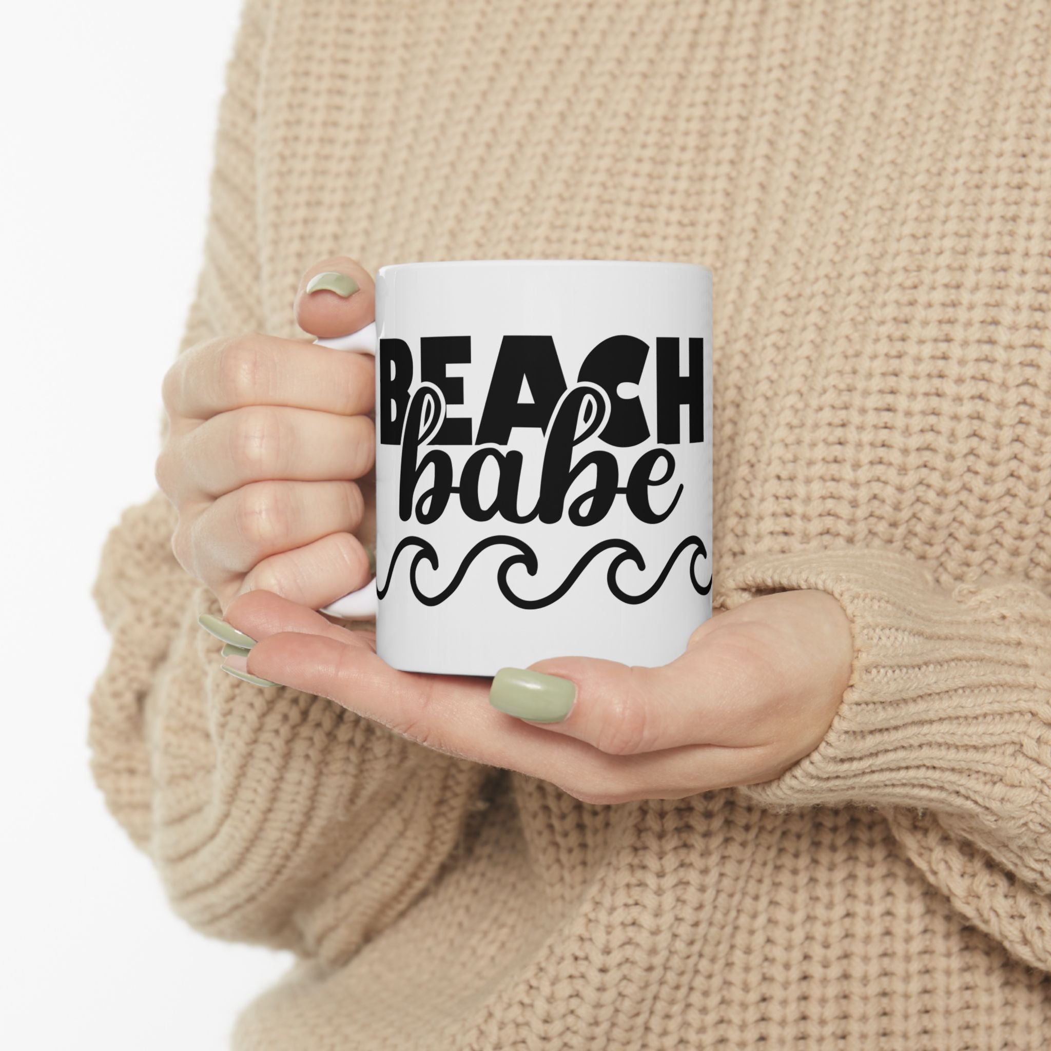 Beach Babe Cute Ceramic Coffee Mug